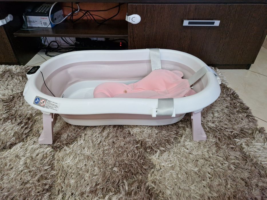 Cadita bebe cu termometru