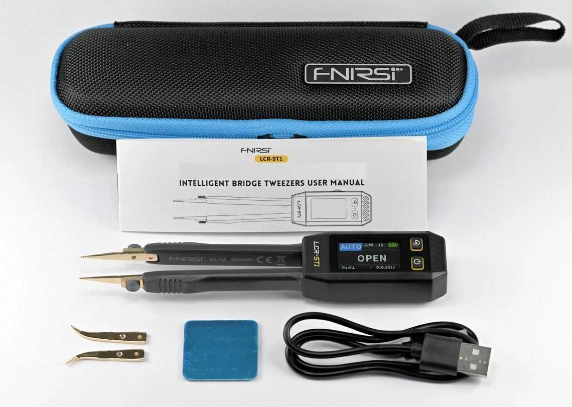 Fnirsi LCR-ST1 tester SMD  multimetru tip penseta