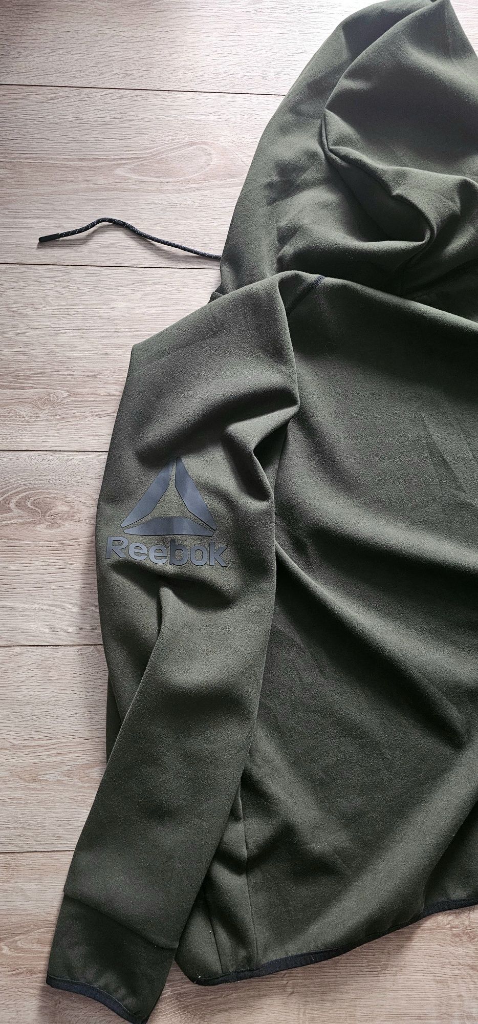 Jacheta softshell Reebok kaki, drumeții, pescuit, camping Mărimea XL