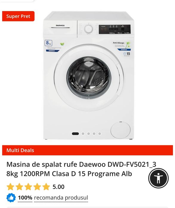 Masina de spalat rufe