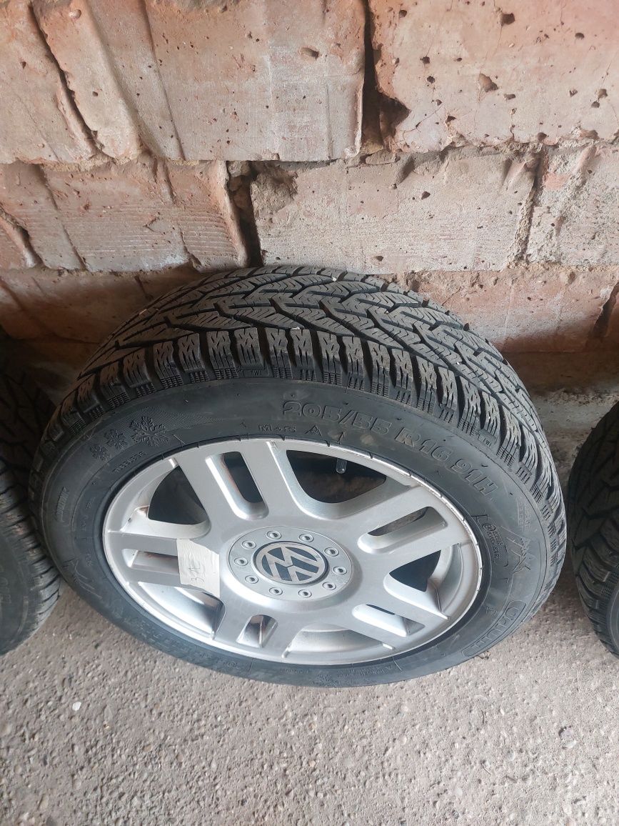 Продавам алуминиеви джанти RONAL 16” 5x100 с гуми