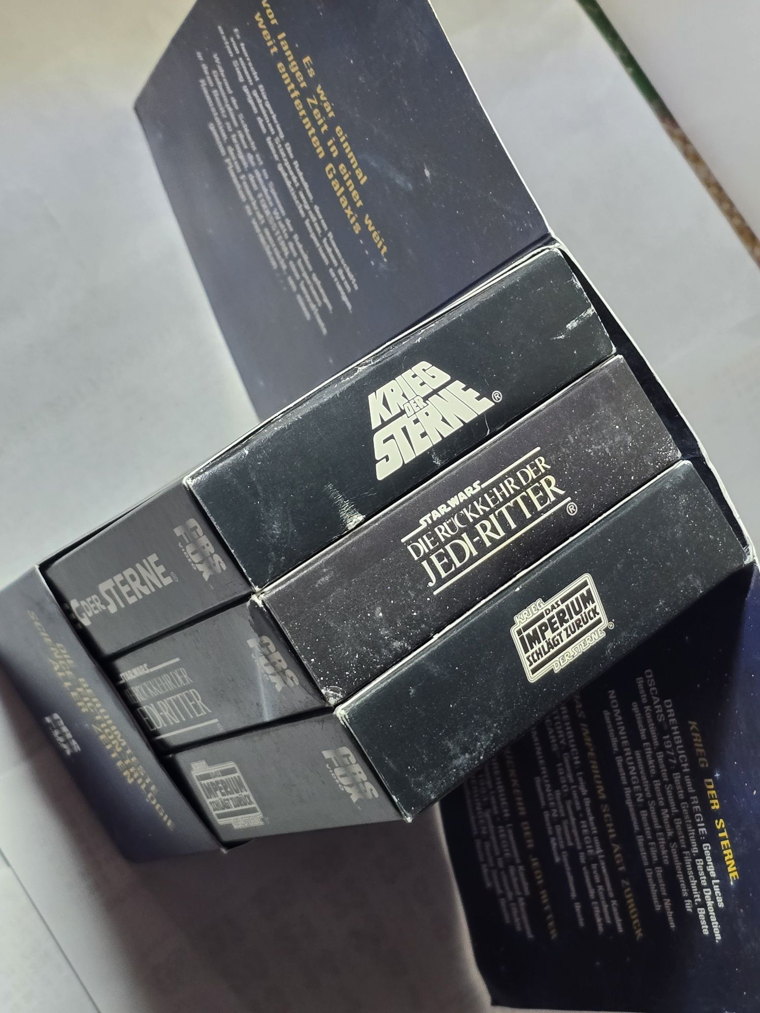 Видеокасети Star Wars триология