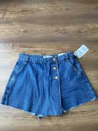 Fusta pantalon denim zara S