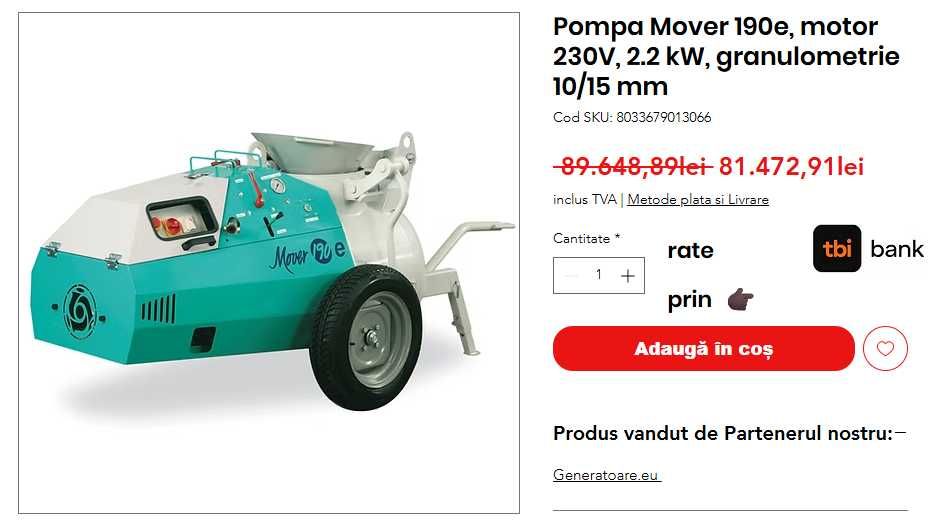 Pompa de sapa Imer Mover