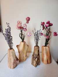 Vaza din lemn natural