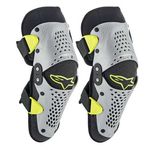 Genunchiere moto Noi Protectii Alpinestars SX 1 Youth Galben/Gri