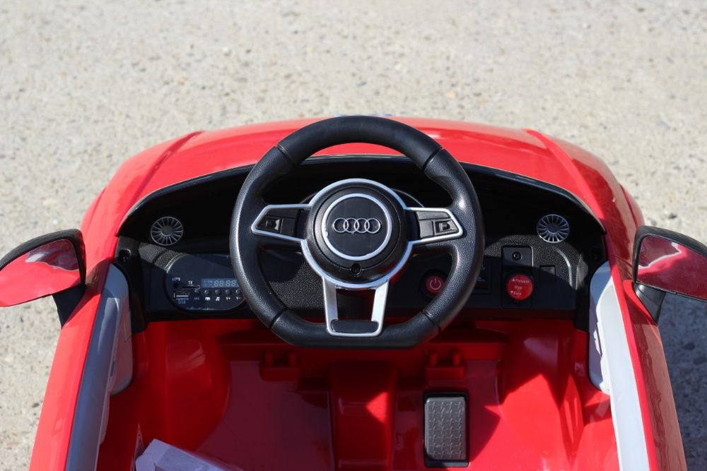 Masinuta electrica pentru copii Audi TT RS 2x 25W 12V NOUA #Rosu