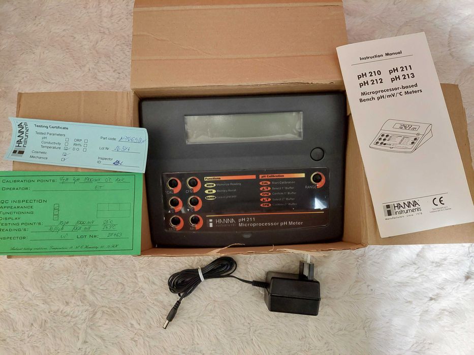 Hanna Instruments Microprocessor pH Meter pH 211