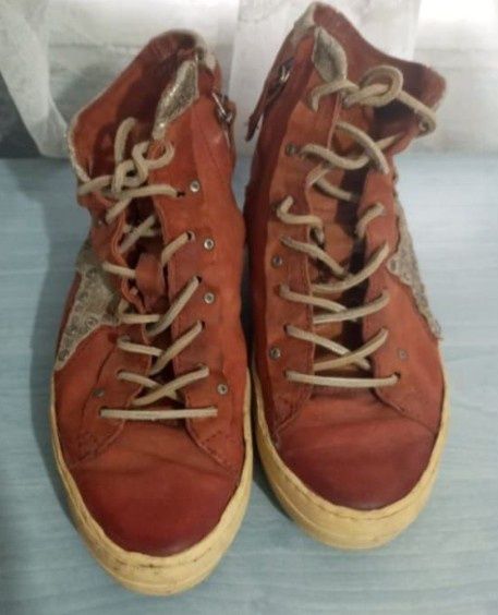 Ghete din piele naturală, mărimea 38