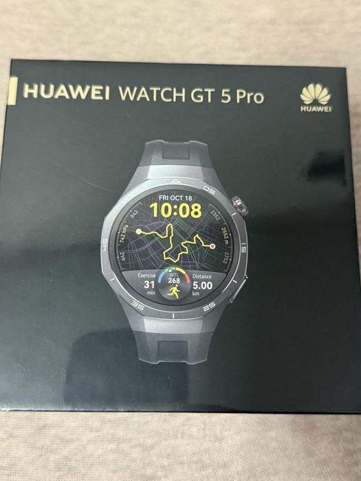 НОВ smart часовник huawei GT 5 PRO с гаранция