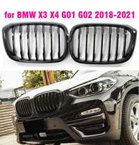 Grilă frontală neagră lucioasă pentru BMW X3 G01 / X4 G02