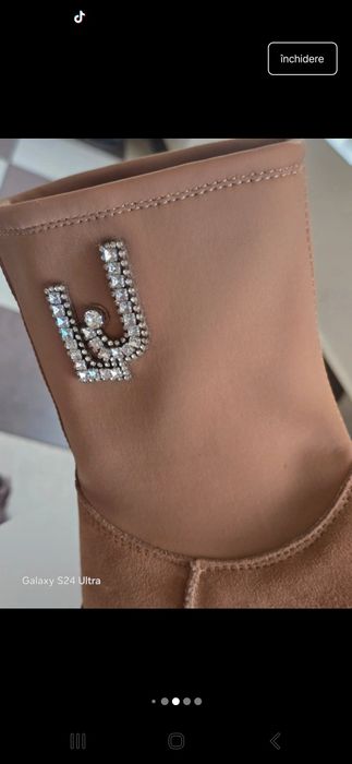 UGG- uri Liu Jo cu logo din pietre