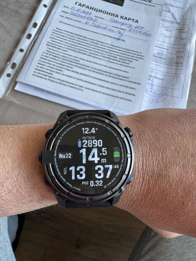 Продавам Garmin Descent Mk3i 51mm в гаранция
