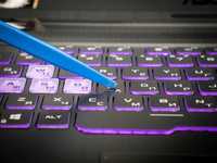 Лазерная гравировка клавиатуры / MacBook / Dell / HP / Asus / Acer