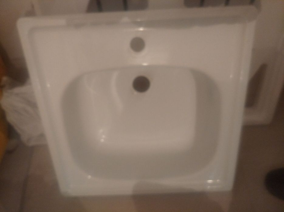 Раковина эмалированная с гофрой