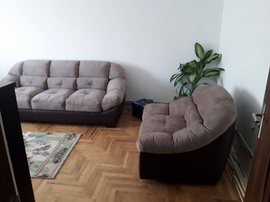 Set elegant Mobexpert – Canapea + 2 fotolii rotative