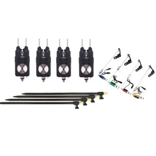 Set EastShark 4 senzori SP01, 4 picheti si 4 Swingere cu led