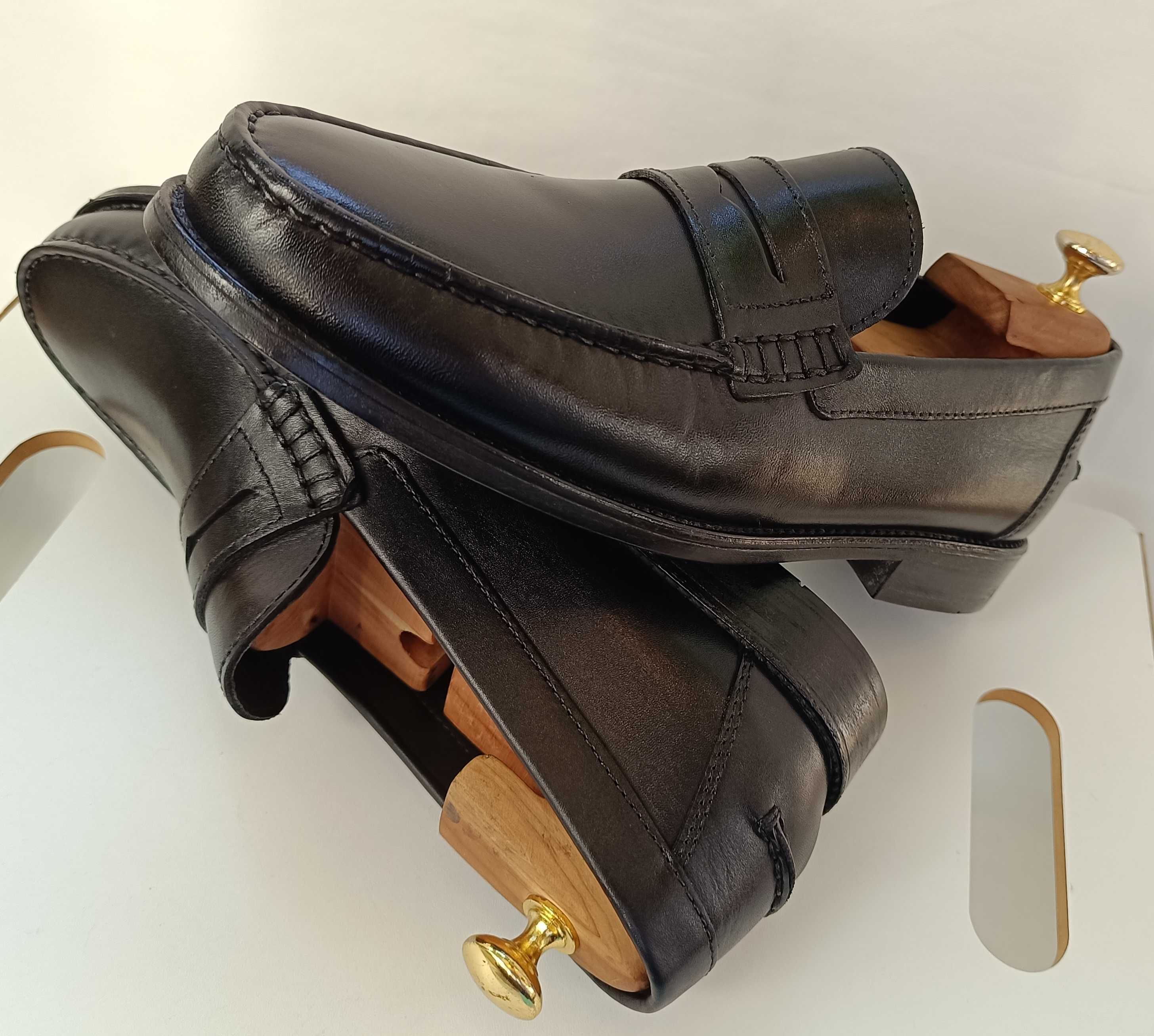 Pantofi loafer 43.5 44 penny GEOX Respira NOI piele naturala moale