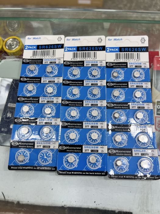 Battery 377 для чысов Sony тоже есть