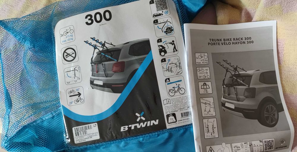 Автомобилен багажник за велосипеди / Trunk bike rack 300