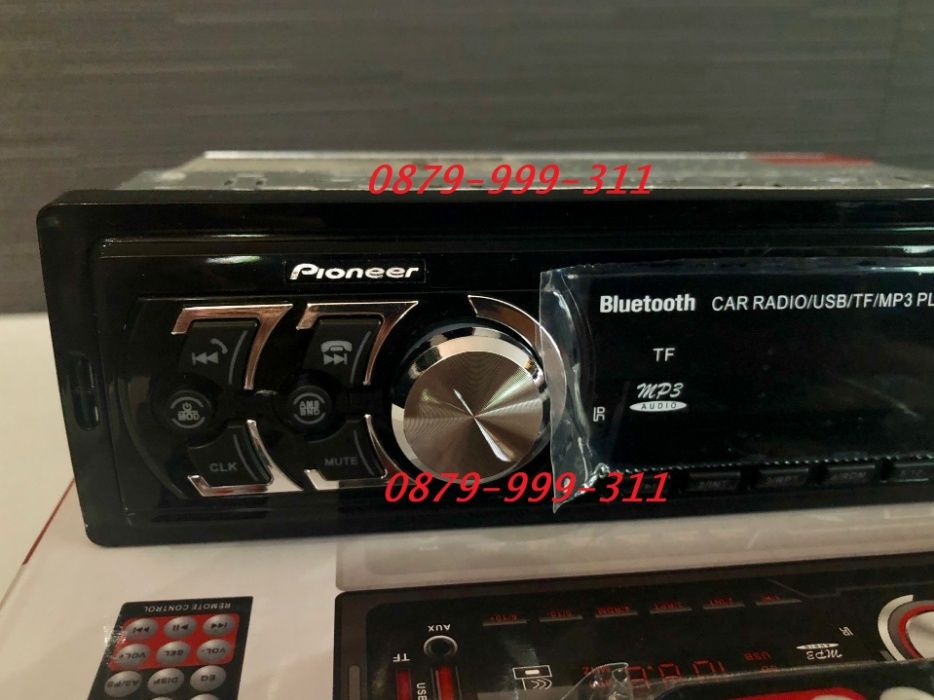 Pioneer музика за кола fm radio USB MP3 касетофон авторадио bluetooth