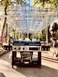 Cort evenimemte, mese, scaune, boxe, lumini, bar mobil, pizza corner
