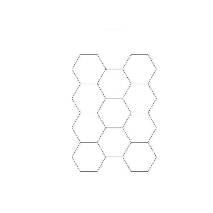 11 hexagoane honeycomb 235 x 325 cm 368w - optional app tel