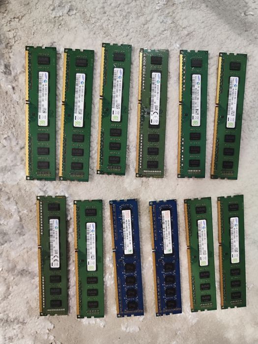 DDR3 Set placute 4 gb x 12 buc