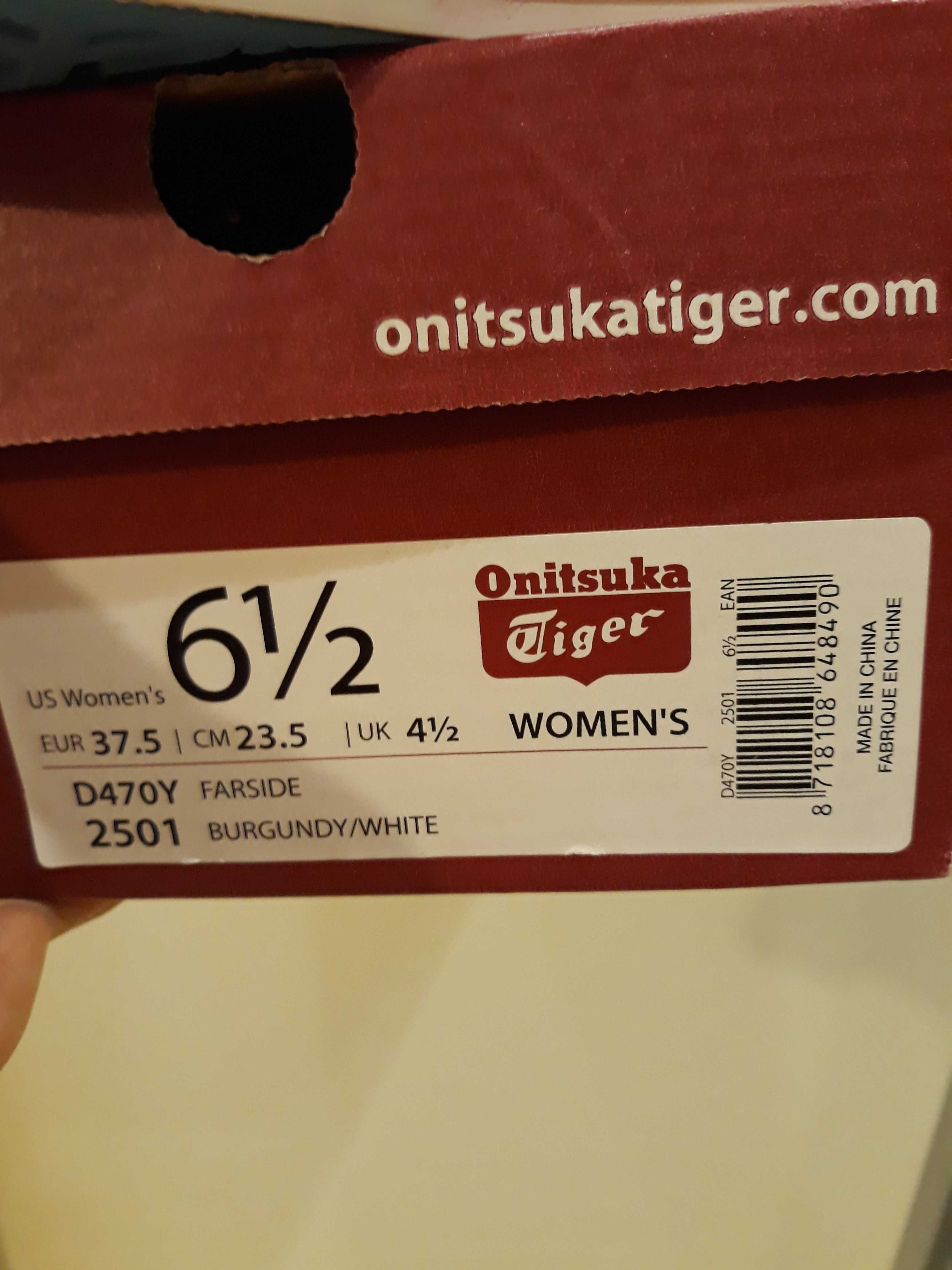 Ghete Dama/fete bordo Onitsuka Tiger marime 37.5 foarte comozi Noi