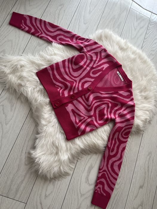 Cardigan cu model & croiala lejera