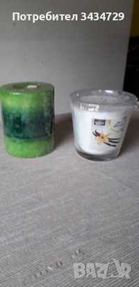 Ароматни свещи - ванилия и зелена ябълка