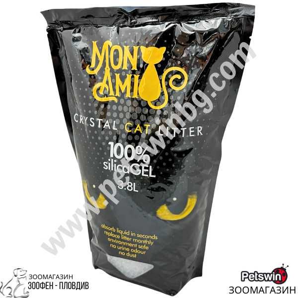 Силиконова Котешка Тоалетна/Постелка - 3.8L/22L - Натурална - Mon Ami