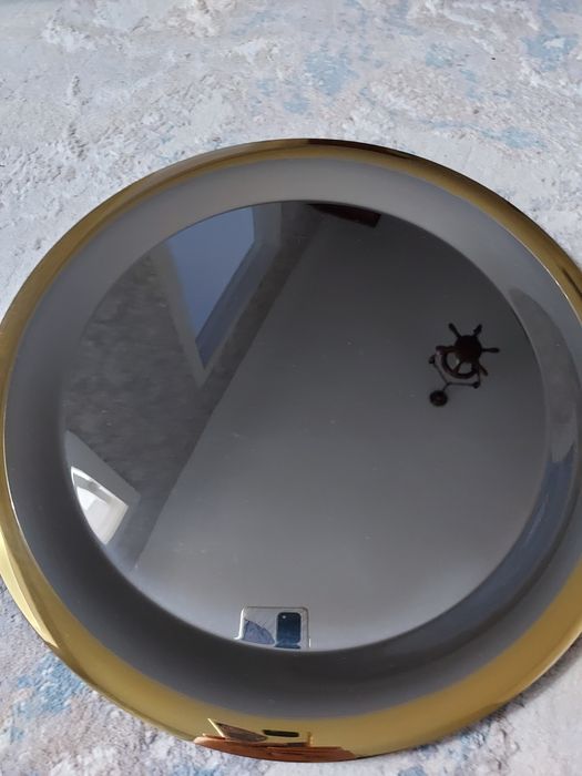 Цептер поднос частичная позолота.