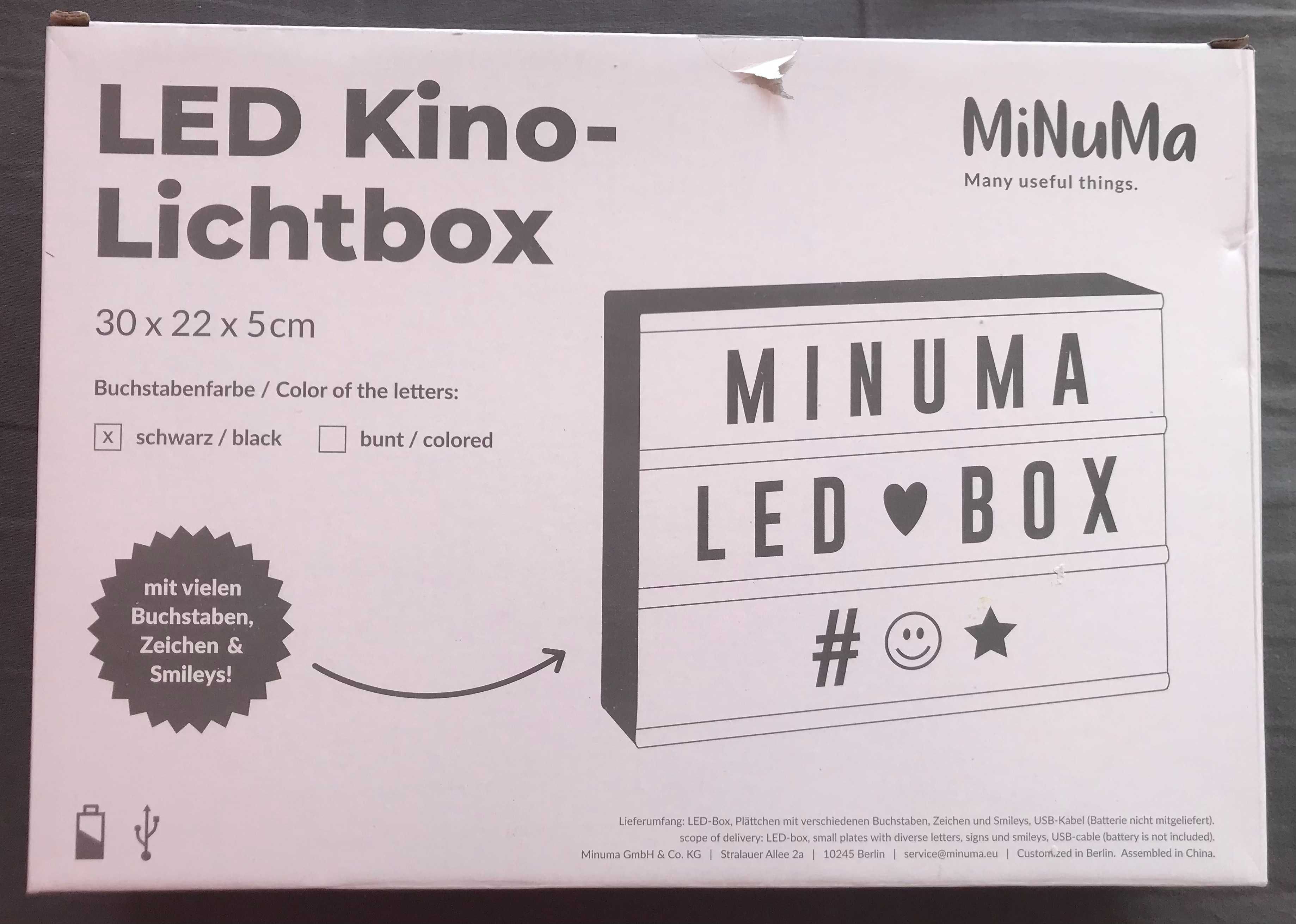 LED Табло за съобщения Minuma, A4 формат