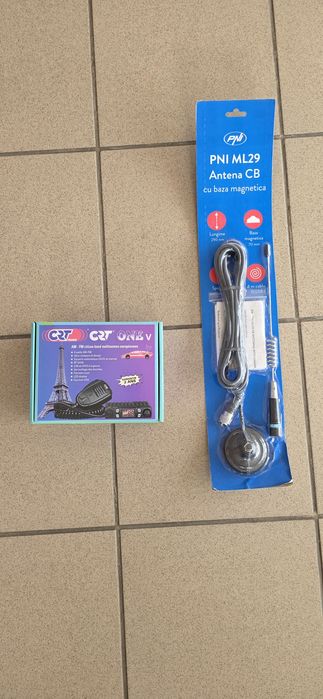 statie auto cb crt one v + antena PNI ML29