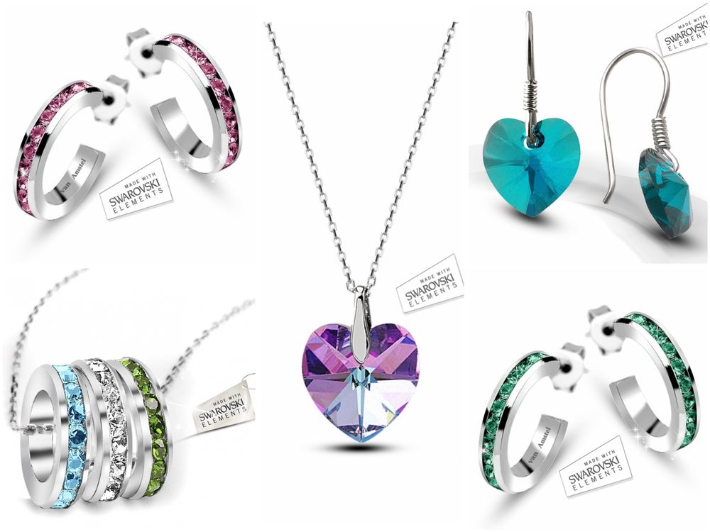 Swarovski бижута - обици и колиета със сертификат