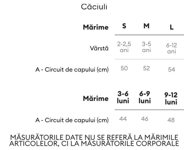 Caciula bebe fes copil galben