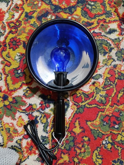 Синяя лампа , кук рефлектор Минина , ультразвуковая лампа Россия СССР