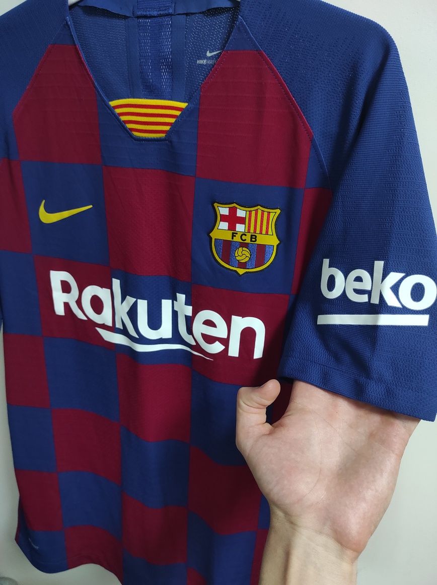 Тениска Nike × Barcelona × Messi (S-M) (Оригинал)