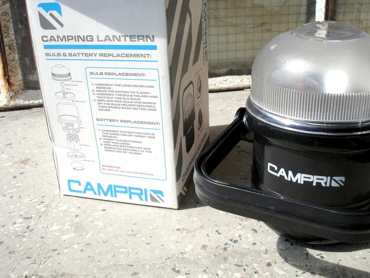 CAMPRI - мощен къмпинг фенер прожектор