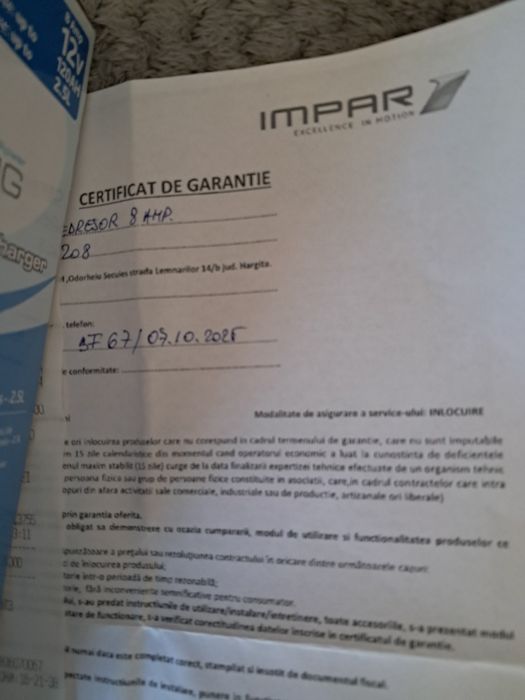 Redresor auto NOU, Garantie 2 ani, RING RECB208, 120 Ah 6/12 V