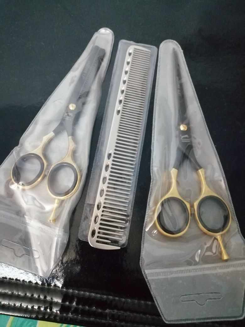Set foarfeci jaguar tuns filat pieptăn 5.5
