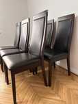 Set scaune elegante tapitate cu piele ecologica