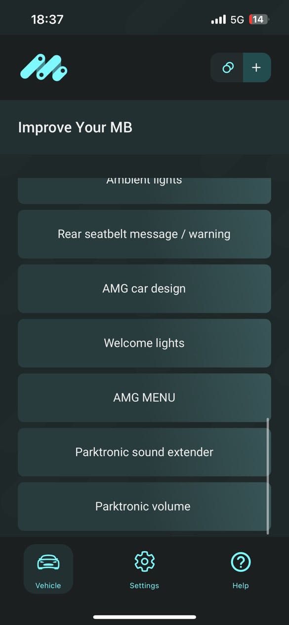 Автодиагностика на Mercedes активиране на AMG logo видео в движение