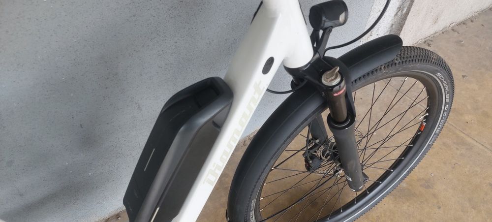 Продавам немски електрически алуминиев велосипед  27,5 цола,51 см