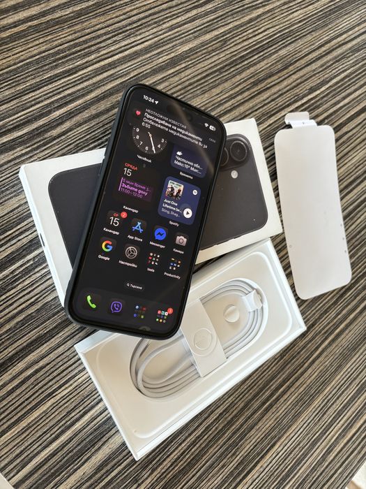 iPhone 16 Plus - 100% батерия, в гаранция