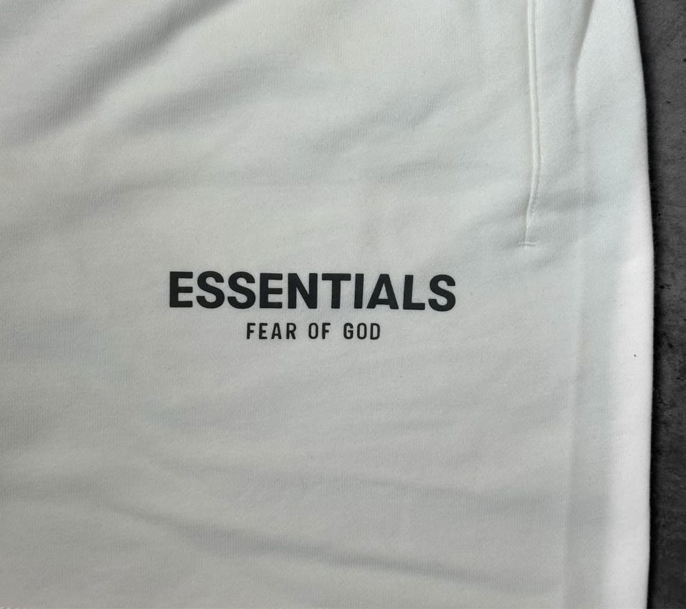 Essentials White Shorts - S , M , L