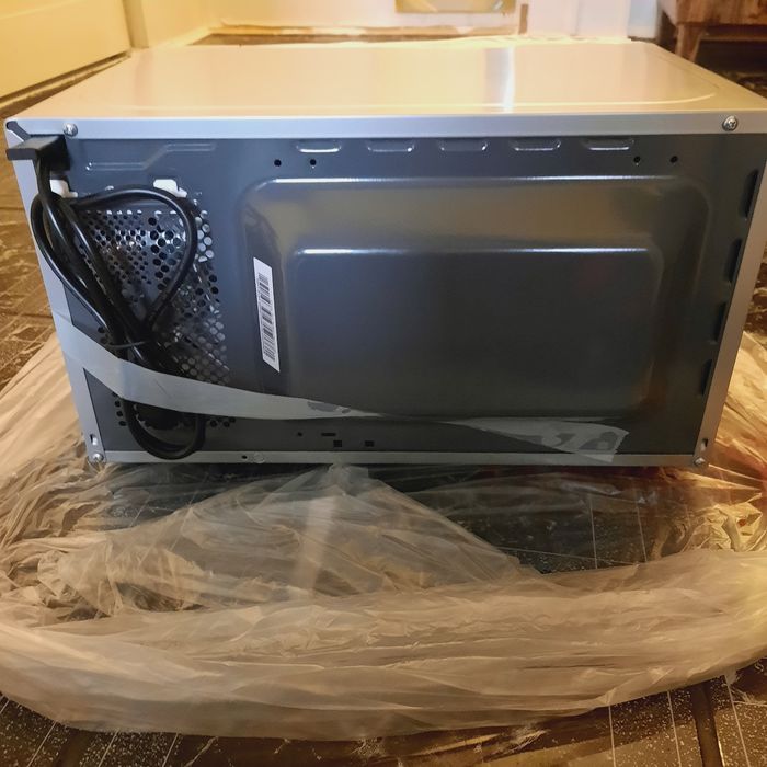 Cuptor microunde SHARP RCS201TS, 20L, 800W, argintiu - negru, NOU