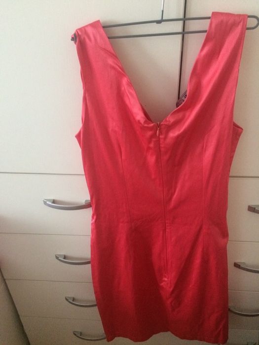 Rochiță midi portocalie