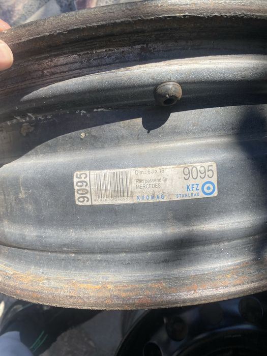 4 бр джанти мерцедес 5х112 R16